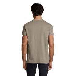 T-Shirt Homme 190g Publicitaire IMPERIAL Matières : coton Taille textile : XXL Couleurs : zinc impression logo haute qualité