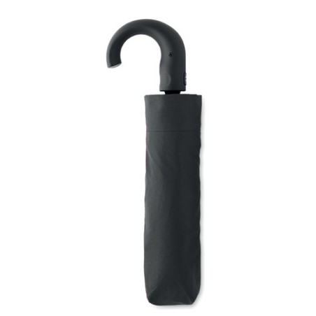 Parapluie pliable personnalisé de 23 pouces chic CANOVA Matières : PET Couleurs : noir personnalisable avec votre logo