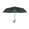 Parapluie pliable personnalisé de 23 pouces chic CANOVA Matières : PET Couleurs : noir cadeau collaborateur premium