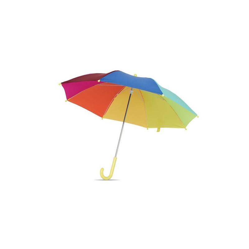 Parapluie enfant 18 pouces personnalisé motif Arc-en-Ciel ARCO Matières : PET Couleurs : multicolore