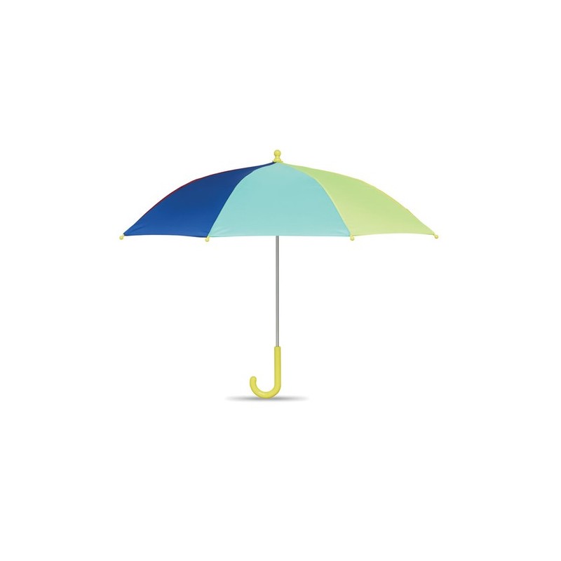 Parapluie enfant 18 pouces personnalisé motif Arc-en-Ciel ARCO Matières : PET Couleurs : multicolore personnalisable avec votre 