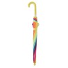 Parapluie enfant 18 pouces personnalisé motif Arc-en-Ciel ARCO Matières : PET Couleurs : multicolore cadeau entreprise pas cher