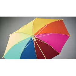Parapluie enfant 18 pouces personnalisé motif Arc-en-Ciel ARCO Matières : PET Couleurs : multicolore impression haute définition