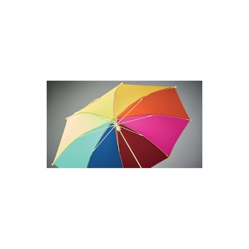 Parapluie enfant 18 pouces personnalisé motif Arc-en-Ciel ARCO Matières : PET Couleurs : multicolore impression haute définition