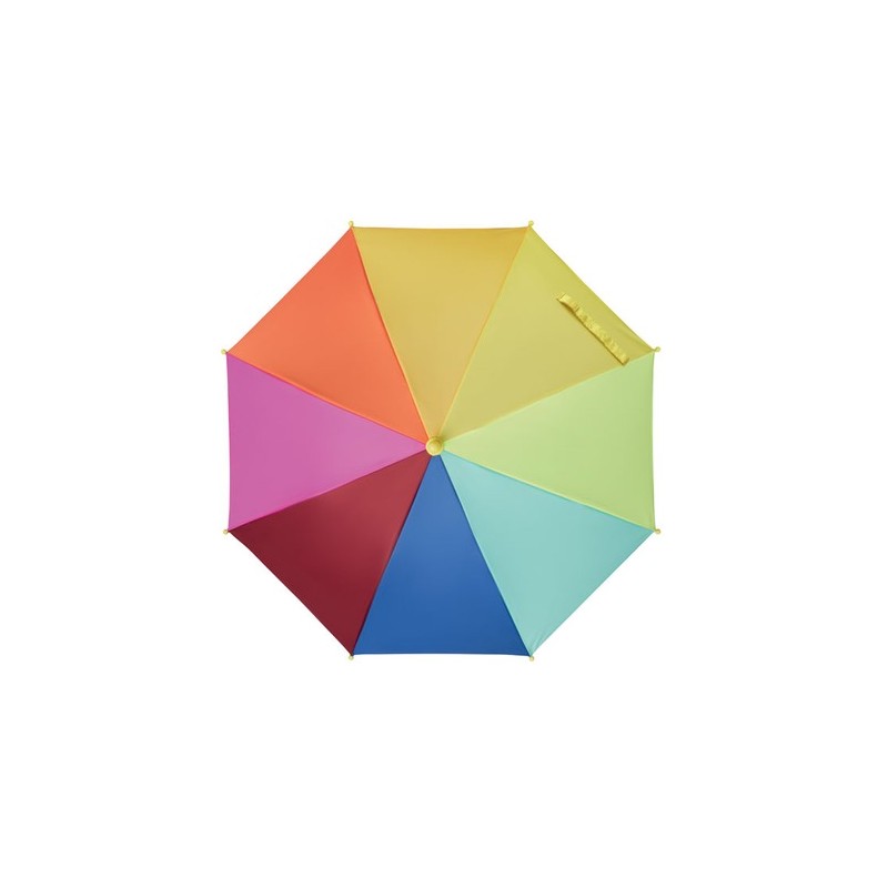 Parapluie enfant 18 pouces personnalisé motif Arc-en-Ciel ARCO Matières : PET Couleurs : multicolore marquage laser ultra précis