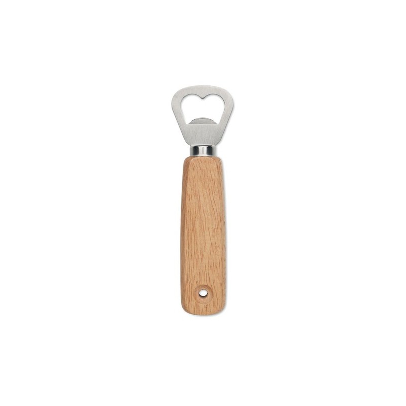 Ouvre-bouteille personnalisé pratique pour barman BARTO Matières : bois Couleurs : bois personnalisable avec votre logo