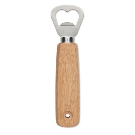 Ouvre-bouteille personnalisé pratique pour barman BARTO Matières : bois Couleurs : bois personnalisable avec votre logo