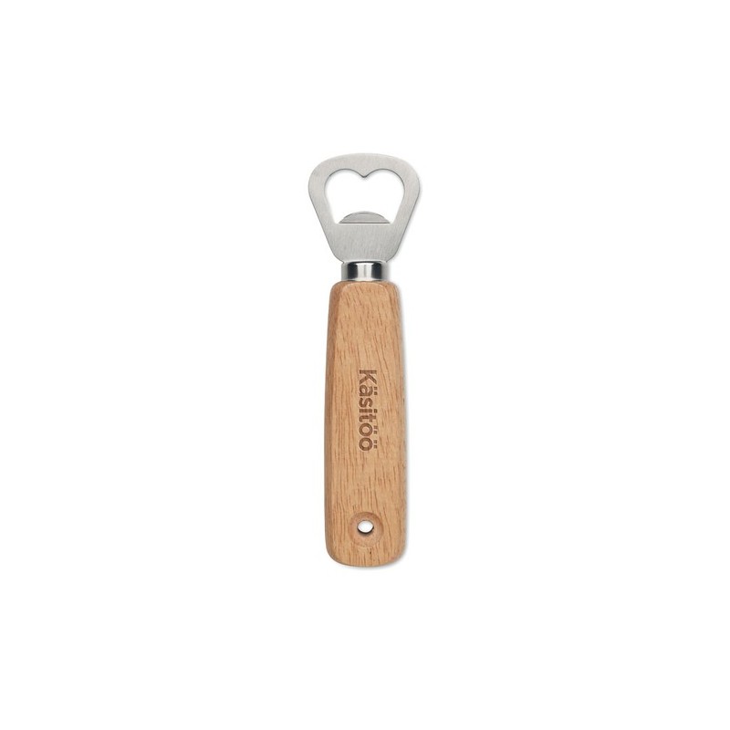 Ouvre-bouteille personnalisé pratique pour barman BARTO Matières : bois Couleurs : bois goodies publicitaire événementiel