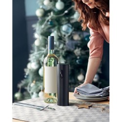 Ouvre-bouteille électrique personnalisé pas cher - VINO Matières : ABS Couleurs : noir cadeau entreprise pas cher