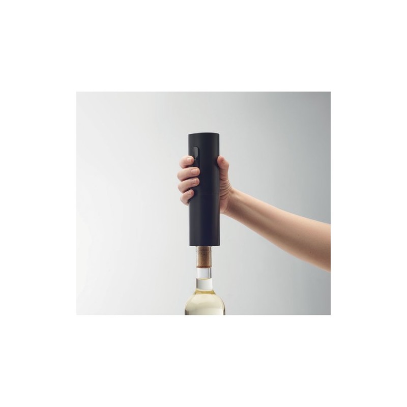 Ouvre-bouteille électrique personnalisé pas cher - VINO Matières : ABS Couleurs : noir goodies publicitaire événementiel