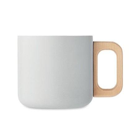 Mug Éco-responsable Double Paroi 350 ml en Acier Inoxydable Personnalisé ACERO Couleurs : blanc Matières : acier inoxydable recy