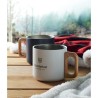 Mug Éco-responsable Double Paroi 350 ml en Acier Inoxydable Personnalisé ACERO Couleurs : blanc Matières : acier inoxydable recy