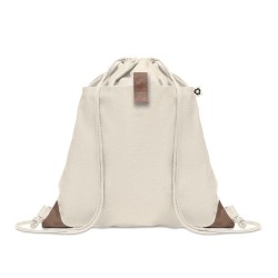 Sac à cordon  en coton recyclé PANDA BAG Matières : coton recyclé Couleurs : beige