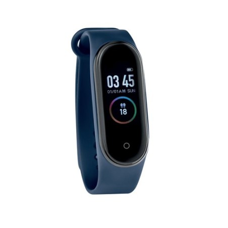 Montre sans fil de santé personnalisée ARTA Matières : silicone Couleurs : bleu marine