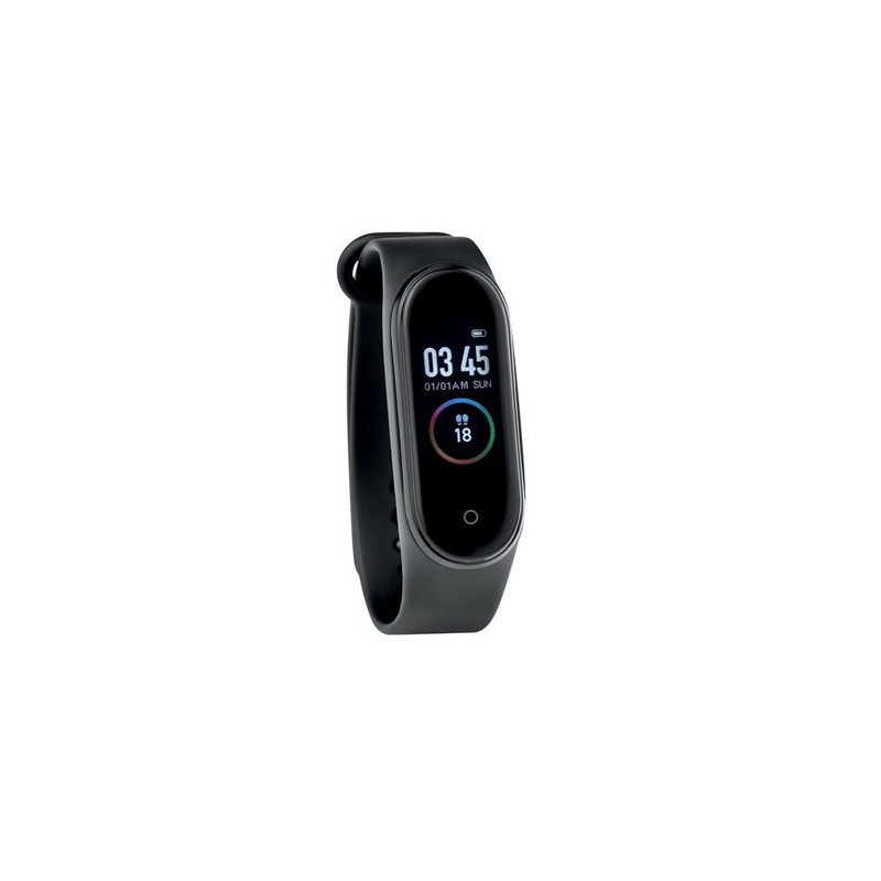 Montre sans fil de santé personnalisée ARTA Matières : silicone Couleurs : noir personnalisable avec votre logo