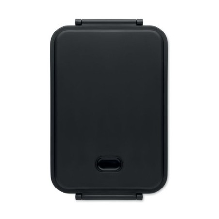 Lunch box  et pratique 2200 ml personnalisée INDUSMAX Matières : polypropylène (PP) Couleurs : noir personnalisable avec votre l