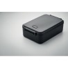 Lunch box  et pratique 2200 ml personnalisée INDUSMAX Matières : polypropylène (PP) Couleurs : noir impression haute définition