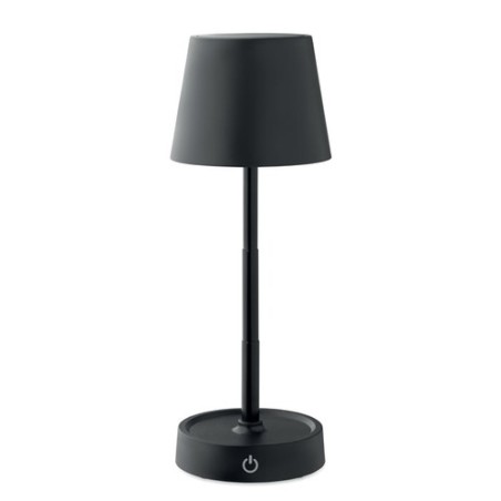 Lampe de table rechargeable élégante personnalisée TAPLAMB Matières : ABS Couleurs : noir