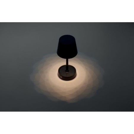 Lampe de table rechargeable élégante personnalisée TAPLAMB Matières : ABS Couleurs : noir livraison express 24h 48h