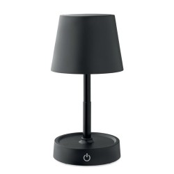 Lampe de table rechargeable élégante personnalisée TAPLAMB Matières : ABS Couleurs : noir cadeau collaborateur premium