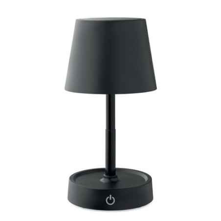 Lampe de table rechargeable élégante personnalisée TAPLAMB Matières : ABS Couleurs : noir cadeau collaborateur premium