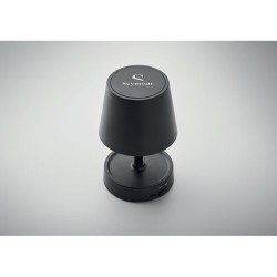 Lampe de table rechargeable élégante personnalisée TAPLAMB Matières : ABS Couleurs : noir goodies entreprise design
