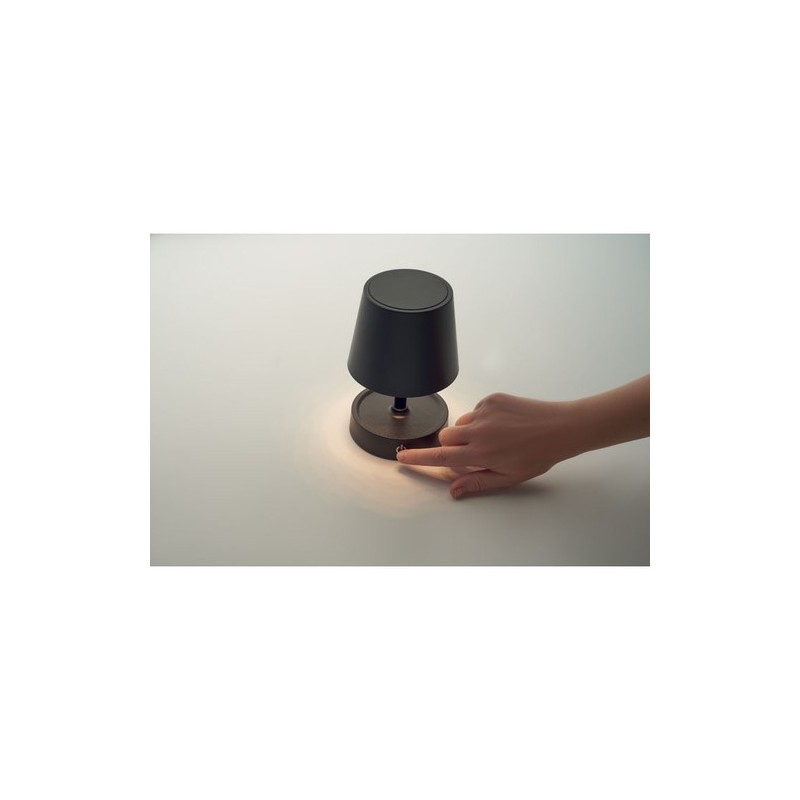 Lampe de table rechargeable élégante personnalisée TAPLAMB Matières : ABS Couleurs : noir cadeau client original