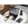 Lampe de table rechargeable élégante personnalisée TAPLAMB Matières : ABS Couleurs : noir marquage couleur éclatante