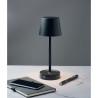 Lampe de table rechargeable élégante personnalisée TAPLAMB Matières : ABS Couleurs : noir goodies personnalisé en stock