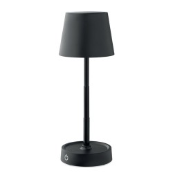 Lampe de table rechargeable élégante personnalisée TAPLAMB Matières : ABS Couleurs : noir goodies publicitaire durable