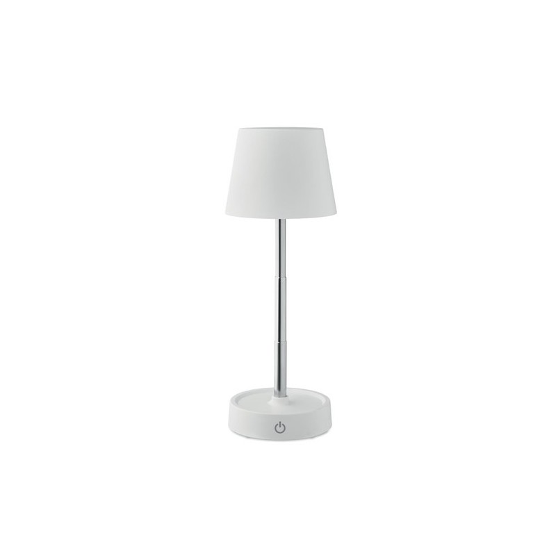 Lampe de table rechargeable élégante personnalisée TAPLAMB Matières : ABS Couleurs : blanc personnalisable avec votre logo