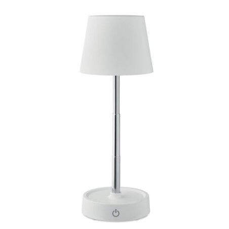 Lampe de table rechargeable élégante personnalisée TAPLAMB Matières : ABS Couleurs : blanc personnalisable avec votre logo
