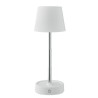 Lampe de table rechargeable élégante personnalisée TAPLAMB Matières : ABS Couleurs : blanc personnalisable avec votre logo
