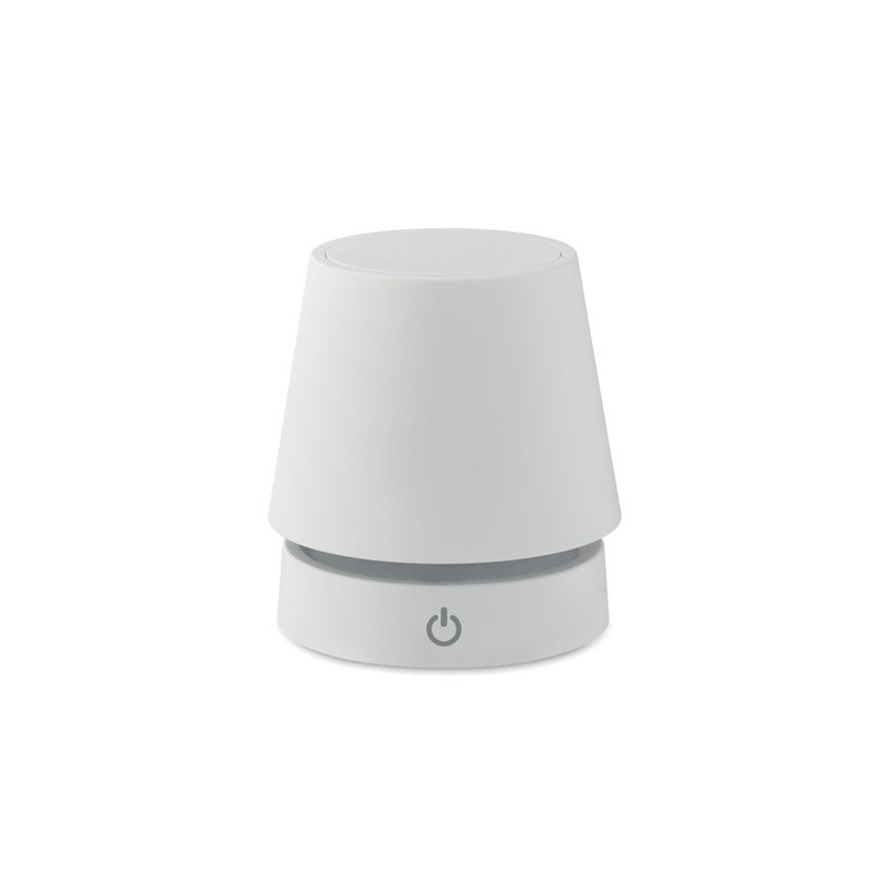 Lampe de table rechargeable élégante personnalisée TAPLAMB Matières : ABS Couleurs : blanc goodies publicitaire événementiel