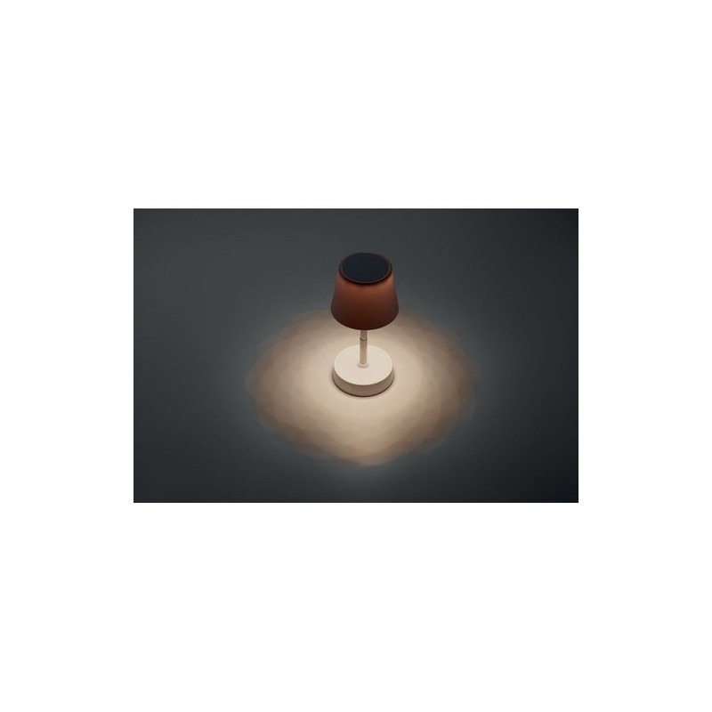Lampe de table rechargeable élégante personnalisée TAPLAMB Matières : ABS Couleurs : blanc objet promotionnel éco-responsable