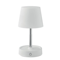 Lampe de table rechargeable élégante personnalisée TAPLAMB Matières : ABS Couleurs : blanc personnalisation rapide en France