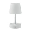 Lampe de table rechargeable élégante personnalisée TAPLAMB Matières : ABS Couleurs : blanc personnalisation rapide en France