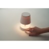 Lampe de table rechargeable élégante personnalisée TAPLAMB Matières : ABS Couleurs : blanc objet publicitaire robuste