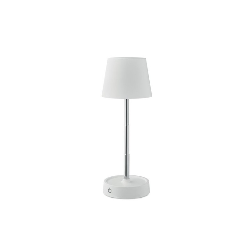 Lampe de table rechargeable élégante personnalisée TAPLAMB Matières : ABS Couleurs : blanc objet promo petit budget