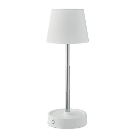 Lampe de table rechargeable élégante personnalisée TAPLAMB Matières : ABS Couleurs : blanc objet promo petit budget