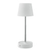 Lampe de table rechargeable élégante personnalisée TAPLAMB Matières : ABS Couleurs : blanc objet promo petit budget