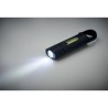 Lampe de Poche Pratique Personnalisée COB BLUZ Matières : ABS Couleurs : noir impression haute définition