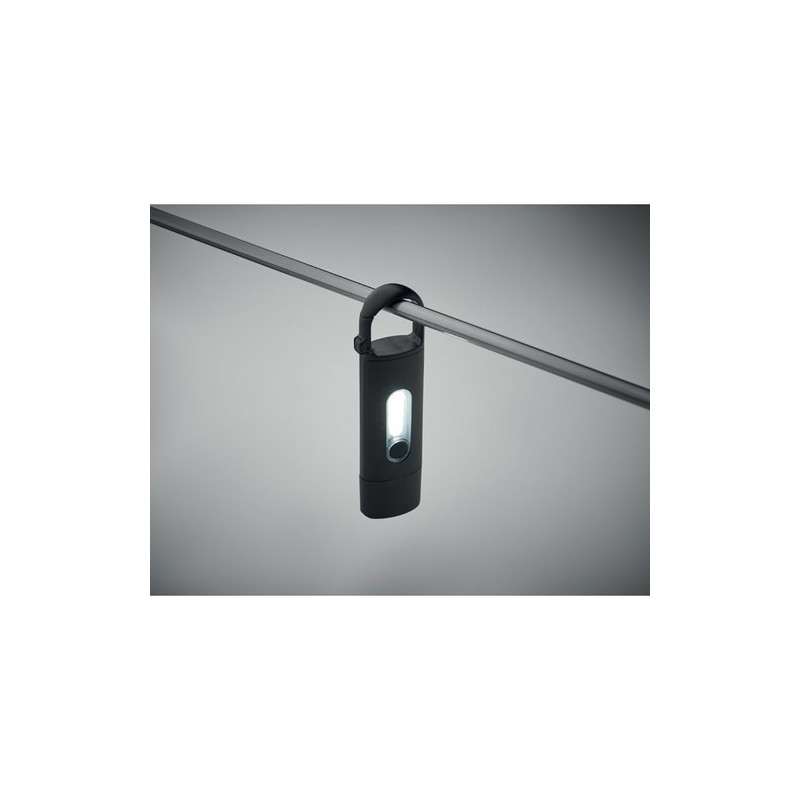 Lampe de Poche Pratique Personnalisée COB BLUZ Matières : ABS Couleurs : noir livraison express 24h 48h