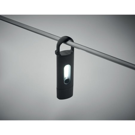 Lampe de Poche Pratique Personnalisée COB BLUZ Matières : ABS Couleurs : noir livraison express 24h 48h