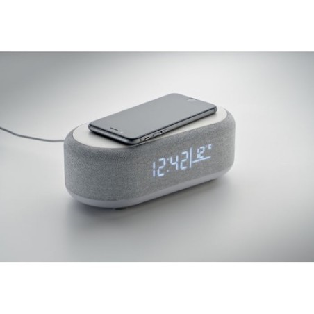 Haut-parleur sans fil puissant de 15 W TUONO Matières : ABS Couleurs : blanc objet promotionnel éco-responsable