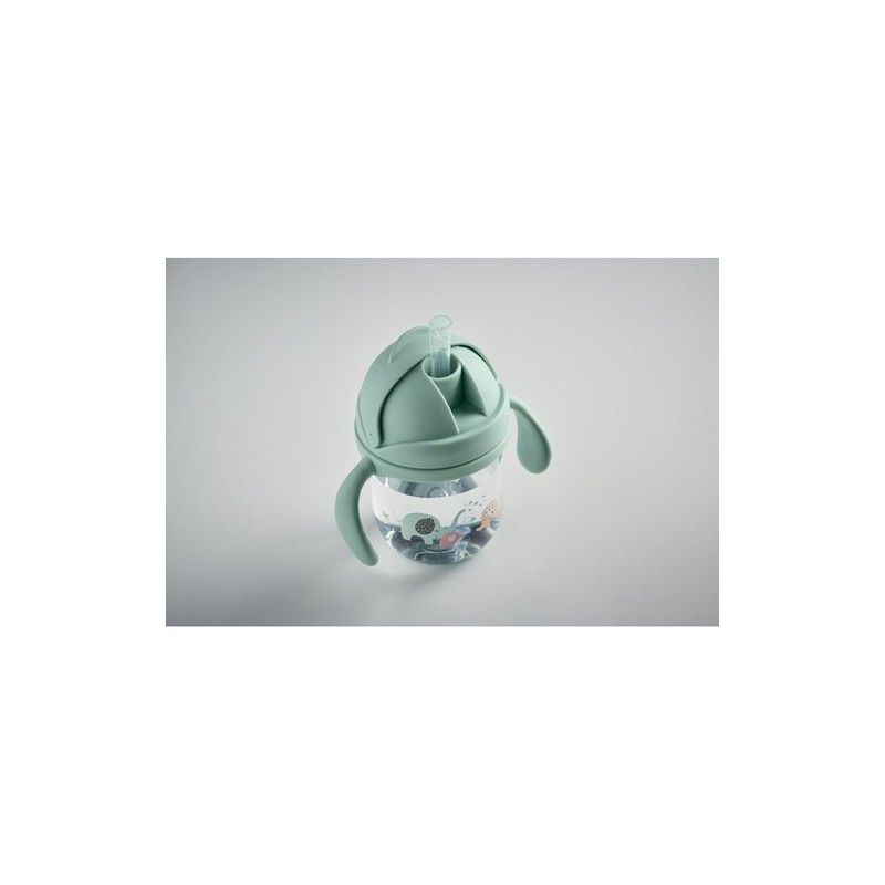 Gobelet Bébé Personnalisable en Tritan - SED Matières : tritan Couleurs : vert menthe livraison express 24h 48h
