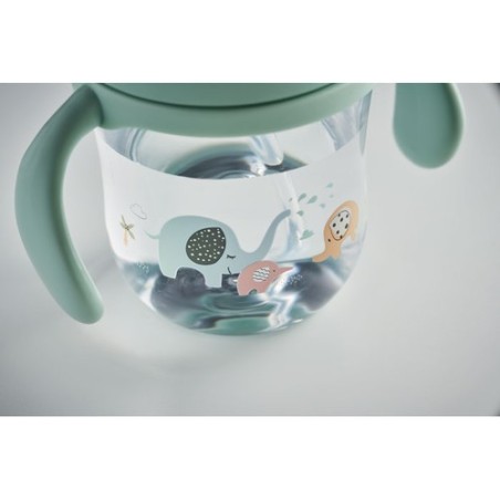Gobelet Bébé Personnalisable en Tritan - SED Matières : tritan Couleurs : vert menthe accessoire événementiel unique