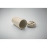 Gobelet Incassable Double Paroi 350 ml Personnalisé BEIBAKU Matières : PET Couleurs : beige marquage couleur éclatante