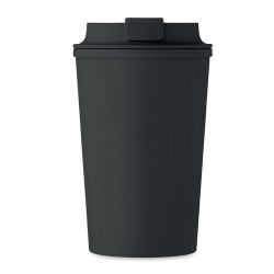 Gobelet Incassable Double Paroi 350 ml Personnalisé BEIBAKU Matières : PET Couleurs : noir livraison express 24h 48h