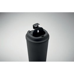 Gobelet Incassable Double Paroi 350 ml Personnalisé BEIBAKU Matières : PET Couleurs : noir cadeau affaires élégant